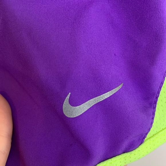 Nike Dri-Fit Purple & Yellow Athletic Shorts - Picture 4 of 9